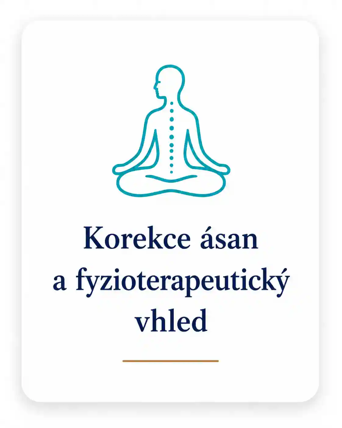 Korekce ásan a fyzioterapeutický vhled